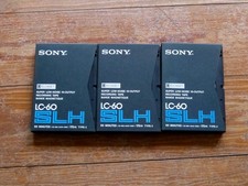 3x Sony Elcaset LC60