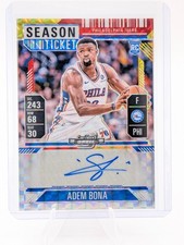 2024-25 Panini Mosaic Adem Bona Choice Red Yellow Fusion Rookie Auto #RVT-ADM