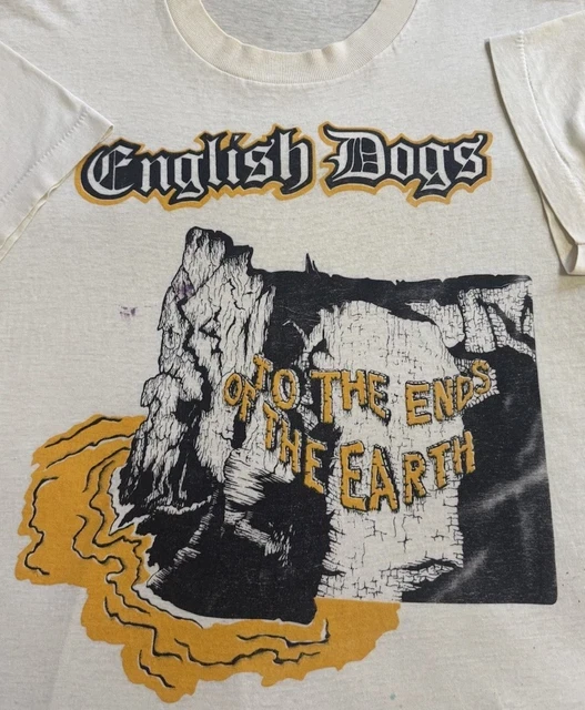 Vintage ENGLISH DOGS band T-Shirt Full Size S to 5XL ZL1915