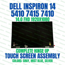 14" Dell Inspiron 14 5410 2-in-1 LCD FHD Touch Screen Assembly Silver DC1RR