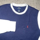 Polo Ralph Lauren Crew Neck Thermal Long Sleeve Men's XL Navy Blue
