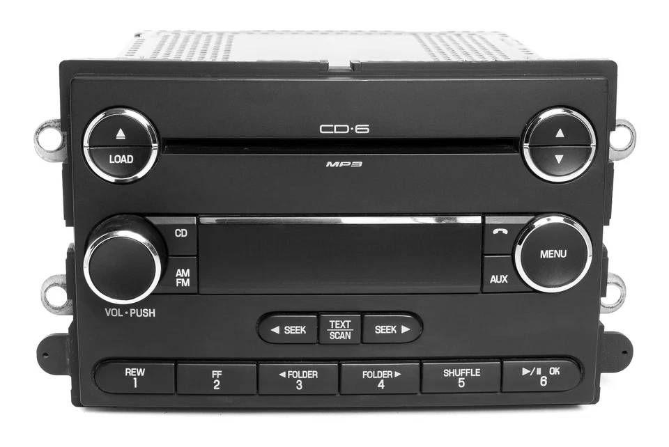 Lincoln MKX 2009-10/2009 Ford Edge AM FM Radio MP3 con 6 discos CD 9T4T-18C815-GB Foto 2 de 4