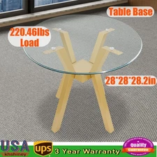 Stable Gold Table Base Modern Table Base 28-inch Metal Table Base 100 kg max