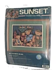 Sunset Counted Cross Stitch Kit My Favorite Bears 13669 Anna Krajewski USA