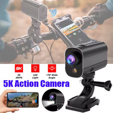 5K Bike Motorcycle Camera 64G EIS Action Cam Night Vision Helmet Cam for Cycling