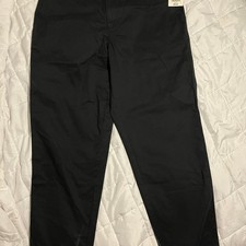 NWT A New Day Women's Size 8 High-Rise Chino Ankle Pants Black