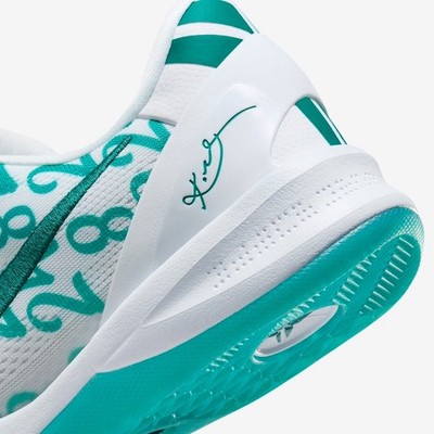 New Mens Size 9 Nike Kobe 8 Protro Radiant Emerald White Sneakers