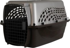Dog Crates for Small Dogs  Cat Carriers, Two-Door Plastic Pet Kennel