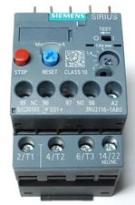 SIEMENS 3RU2116 1AB0 SIRIUS ELECTRONIC Overload Relay 1.1-1.6 AMP