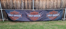 3' x 15' HARLEY DAVIDSON Trackside Banner Mancave Garage Flag