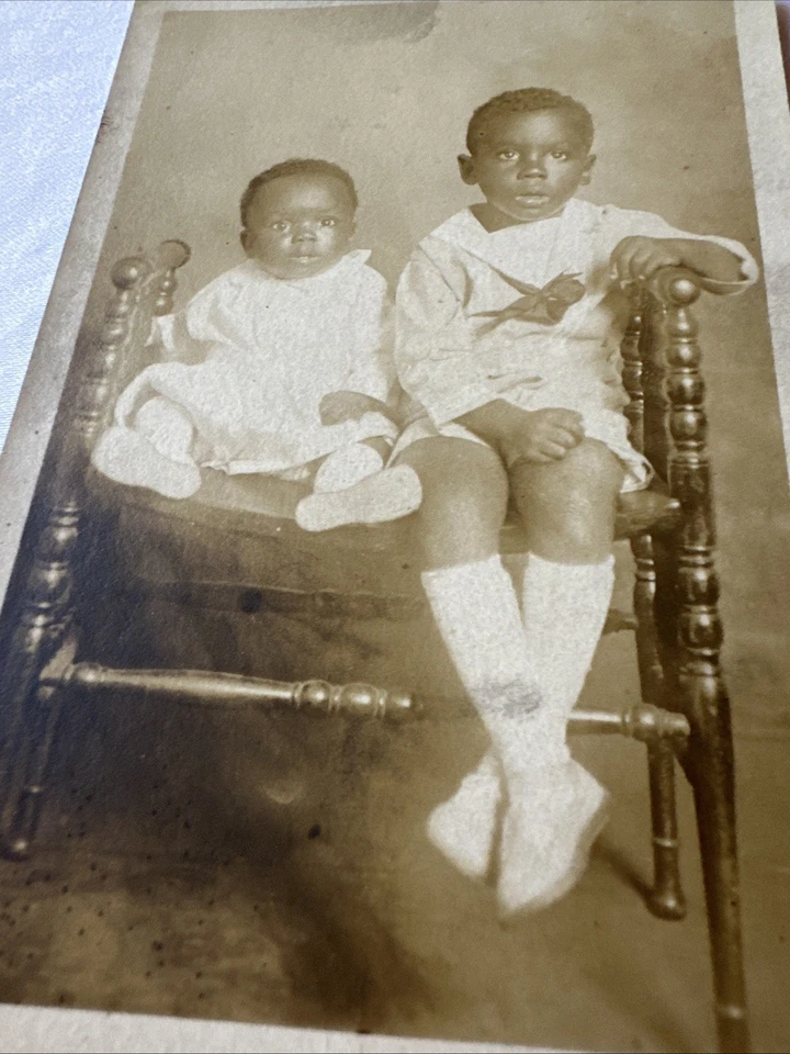 VTG 1900s RPPC African American Black Real Photo Postcard Jim Crow Virginia ID’d - Image 4 of 4
