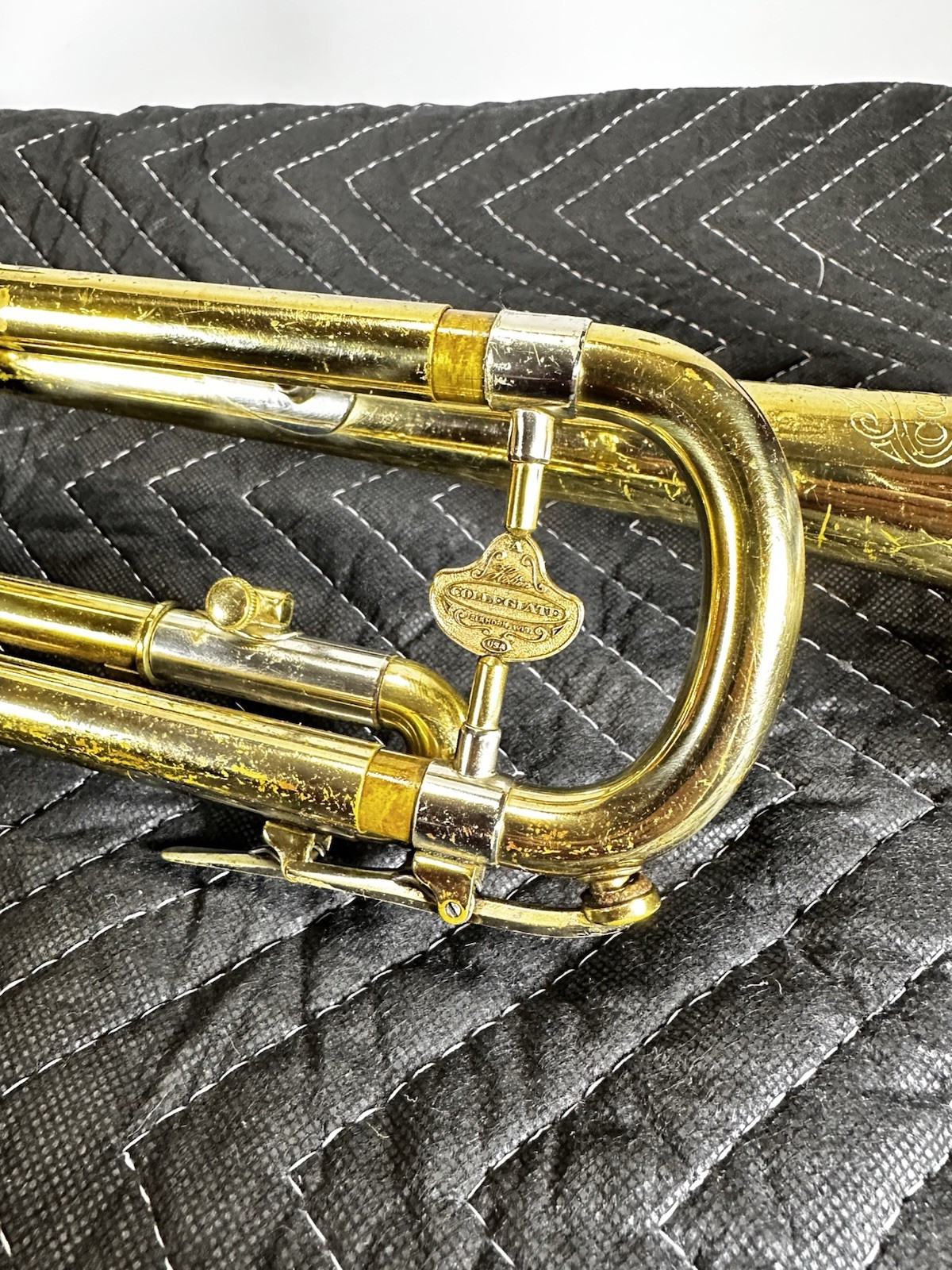 Vintage 1966 Holton Collegiate Trumpet With Original Case NICE FREE SHIPPING