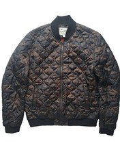Lucky Brand Men's Quilted Camo Bomber Jacket Size Large