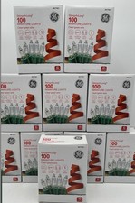 GE 100-count 20.6-ft String-A-Long Clear String Christmas Lights Lot of 10