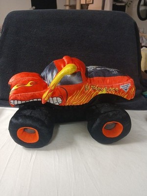 Jay Franco Monster Jam Plush Stuffed El Toro Loco Pillow Buddy - Super Soft Poly