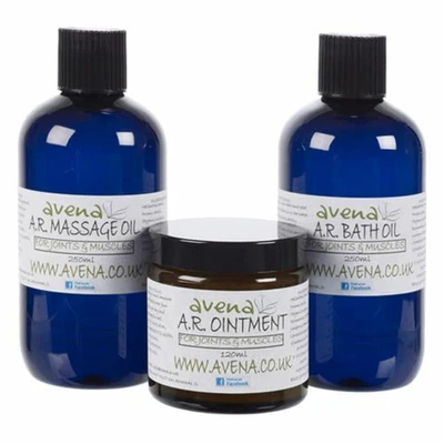 HERBAL HELPS Arthritis Massage Cream Pain Relief Essential Oil Balm Body Care Set