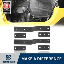 Hooke Road Factory Seat Adapter Mounting Brackets For 1997-2006 Jeep Wrangler TJ