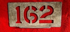 BUS RUNNING NUMBER STENCIL PLATE 162 LONDON TRANSPORT