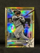 2021 Bowman Draft - Chrome Yoelqui Cespedes #BDC-171 Gold Refractor /50 (RC)