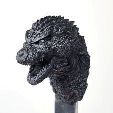 BANDAI ICHIBAN KUJI Black  White Godzilla Minus One 2023 Monster Head Magnet
