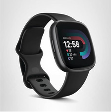 Fitbit Versa 4 Fitness Smartwatch - Black/Graphite