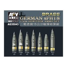AFV Club AG35043 sFH18 15cm Howitzer Ammo Set