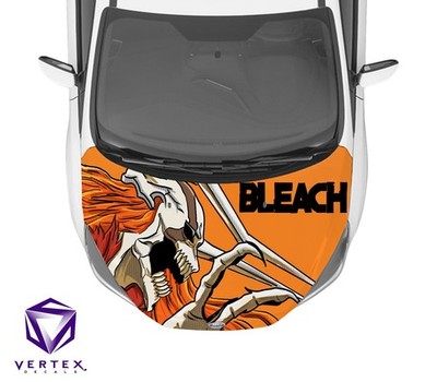 Bleach Anime Hood Wrap Weatherproof Vinyl Decal 50''X60''
