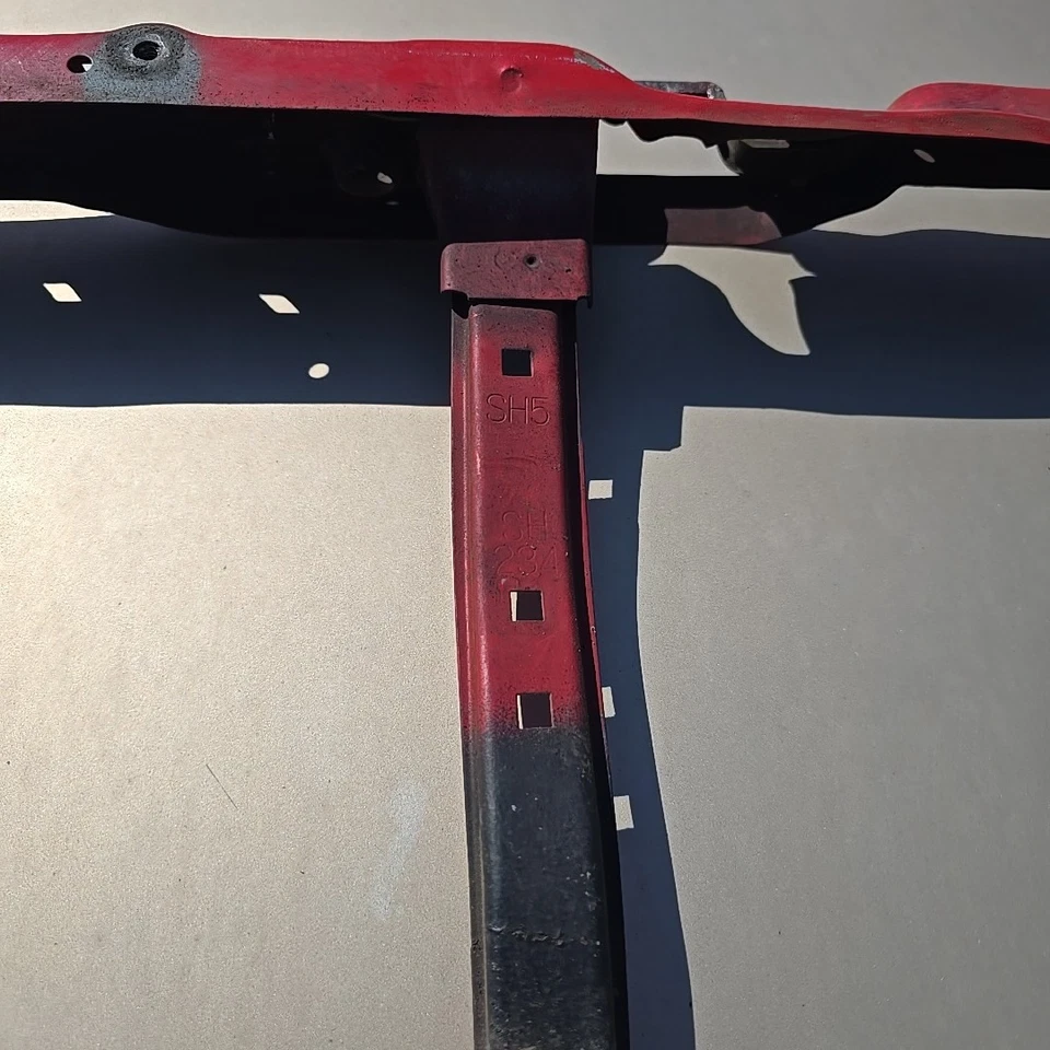 88-91 HONDA CIVIC/CRX/WAGON - SUPORTE SUPERIOR DO RADIADOR BARRA DE FEIXE SUPORTE T - Imagem 3 de 4