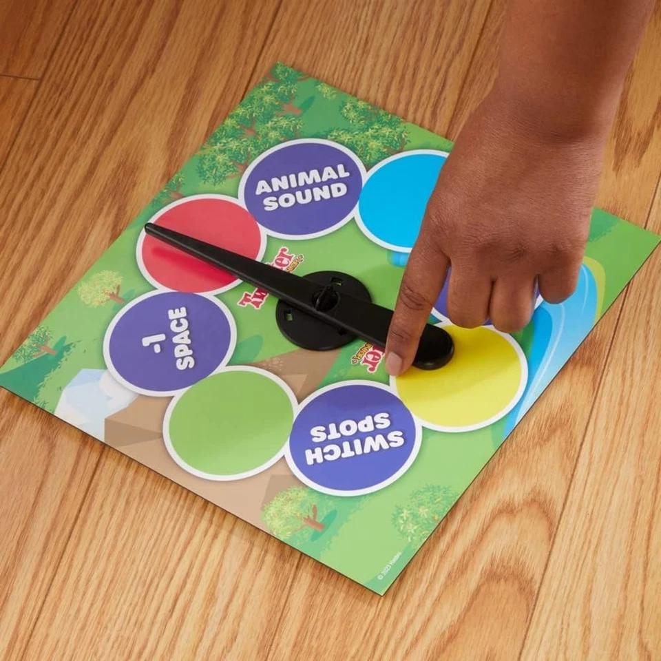 Hasbro Gaming Twister Junior, Classic Party Game Reimagined for 3+ Year Olds - Image 4 of 4