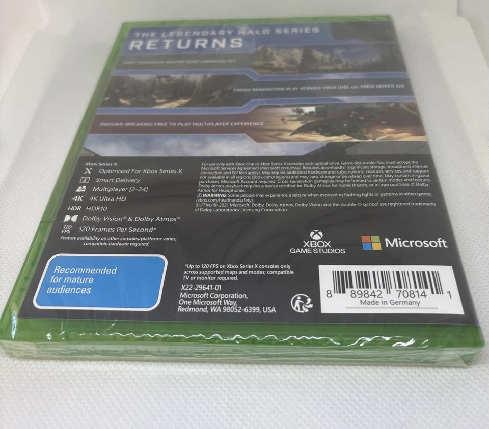 Microsoft Xbox Series X | Xbox One Halo Infinite Factory Sealed New Game Disc - Image 4 of 4