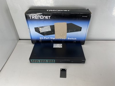 TRENDnet TPE-TG240G 24-Port Gigabit PoE+ Switch- Black