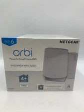 Netgear Orbi Whole Home Tri-band Mesh Wifi 6 System, Router + Extender AX3000