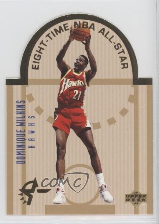 1993 Upper Deck Special Edition Die-Cut All-Stars Dominique Wilkins #E1 HOF 0bn8