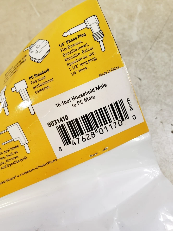 Impact Sync Cord Male Household to Male PC 4ft Coiled Cord - Image 3 of 3