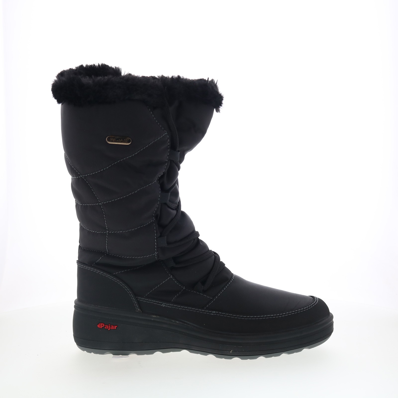 Pajar Carly 44839 Mens Black Canvas Lace Up Casual Dress Boots 42 53690₽