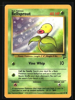 Bellsprout Common Base Set 2 066/130 LP