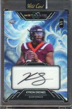 2025 Wild Card Metallix ProLook Hobby #WMFA-KD Kyron Drones Blue Auto #1/1