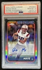 2024 Topps Chrome Drake Maye Auto RC #RA-DMA Patriots PSA 10 GEM MINT/10 Rookie