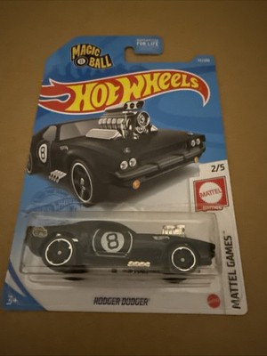 1 2021 Hot Wheels Mattel Games Black Rodger Dodger