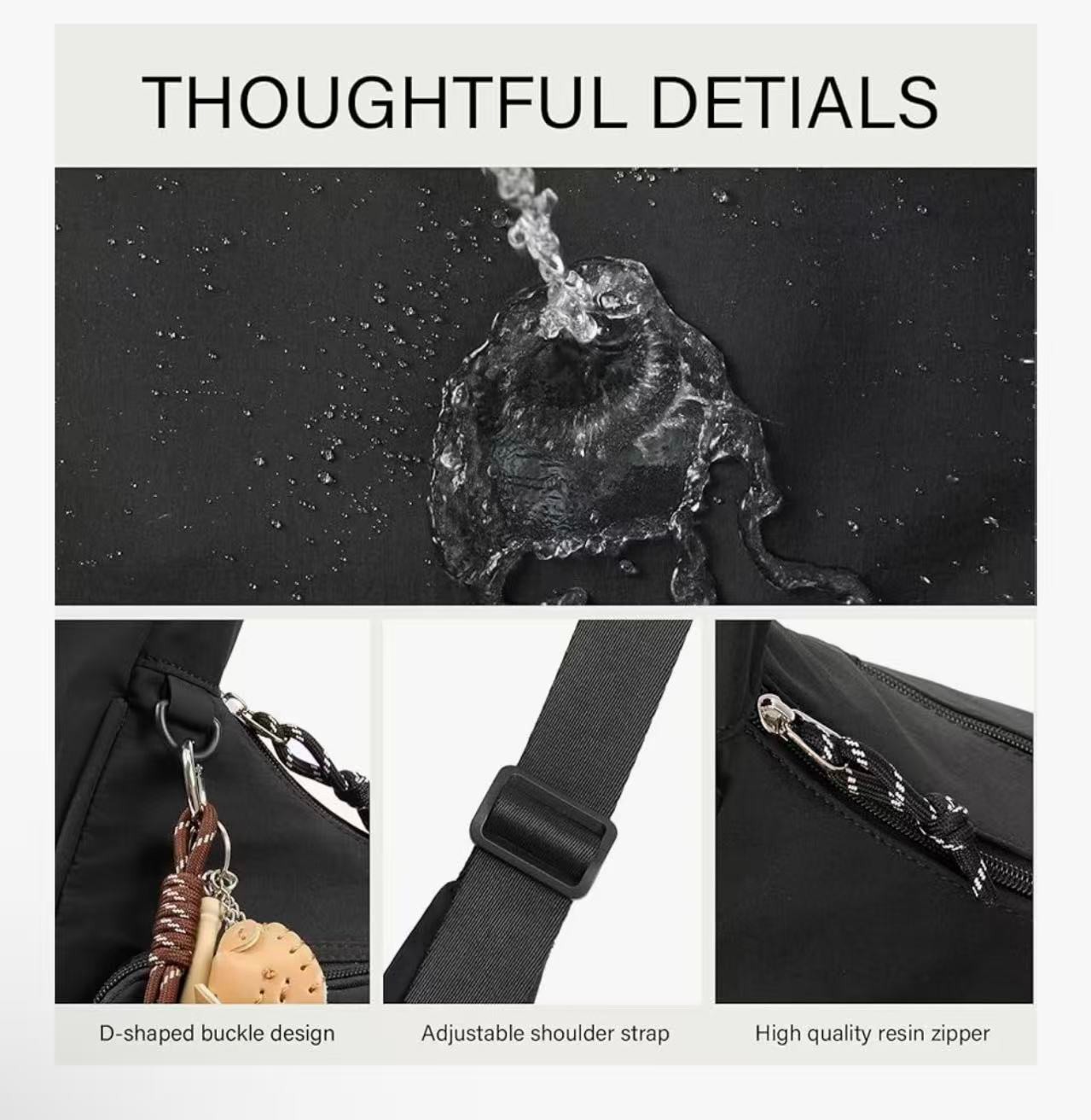 CLUCI Crossbody Bags for Women, Travel Large Purse Waterproof Shoulder Handbags