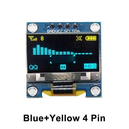 For OLED Screen Module Size 0 96 inches for Arduino with Adjustable Contrast
