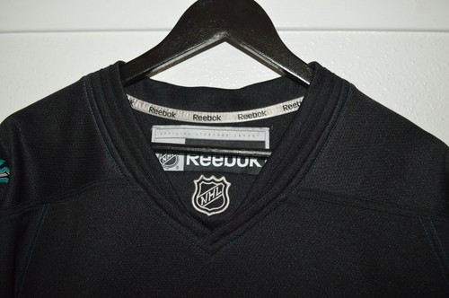 San Jose Sharks 31 Niemi NHL Official Reebok Jersey Men’s Size Large Black - Picture 3 of 11