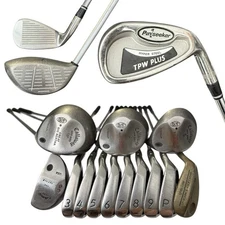Callaway Pin Seeker Men’s RH Golf Club Set Stiff Flex Graphite Steel New Grips