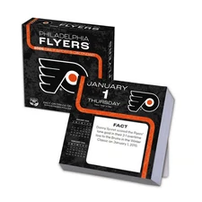 Turner Licensing,  NHL Philadelphia Flyers 2026 Desk Calendar, 5.38'' X 5.38'',