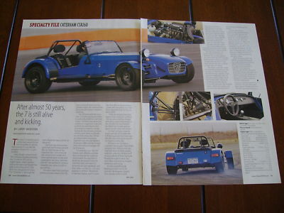 2006 CATERHAM CSR260 ***ORIGINAL  ARTICLE*** LOTUS 7 