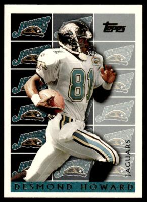 1995 Topps 455 Desmond Howard Jacksonville Jaguars Football Card