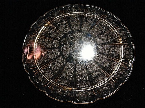 Antique 1930s Jeannette Glass Co. Cherry Blossom Pink Depression Glass Tableware - Picture 8 of 35