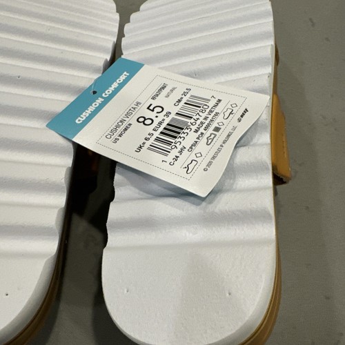 Reef Women's Cushion Vista 8.5 Hi Slide Sandal - Natural Braid NWB - Picture 8 of 8