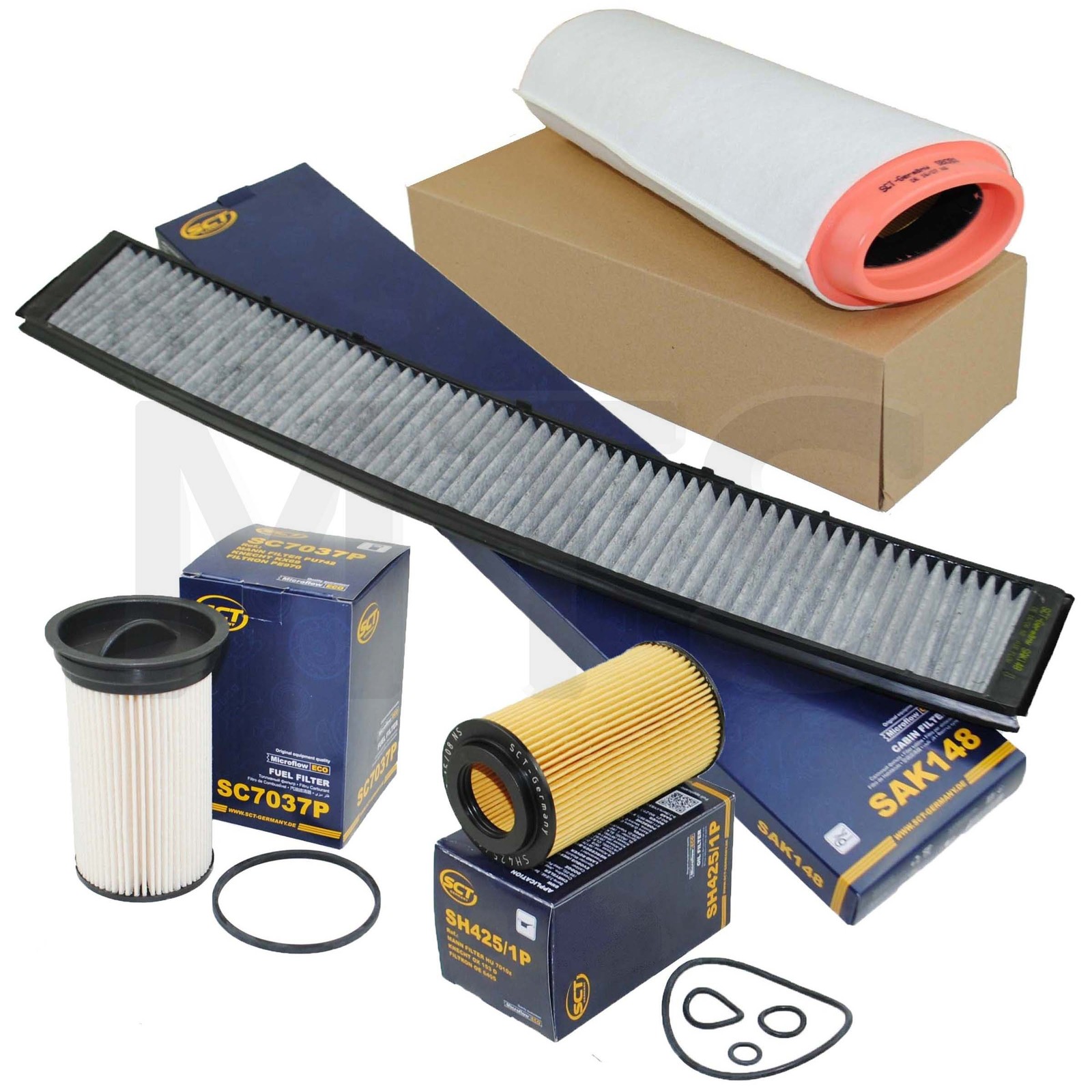 Ölfilter Luftfilter Pollenfilter Dieselfilter BMW 3er E46 318d 85KW bis