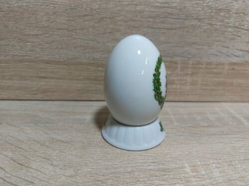 Vintage Porzellan Weihnachtsei süßer Waschbär mit Ständer A.F.B Made in Germany - Bild 4 von 8